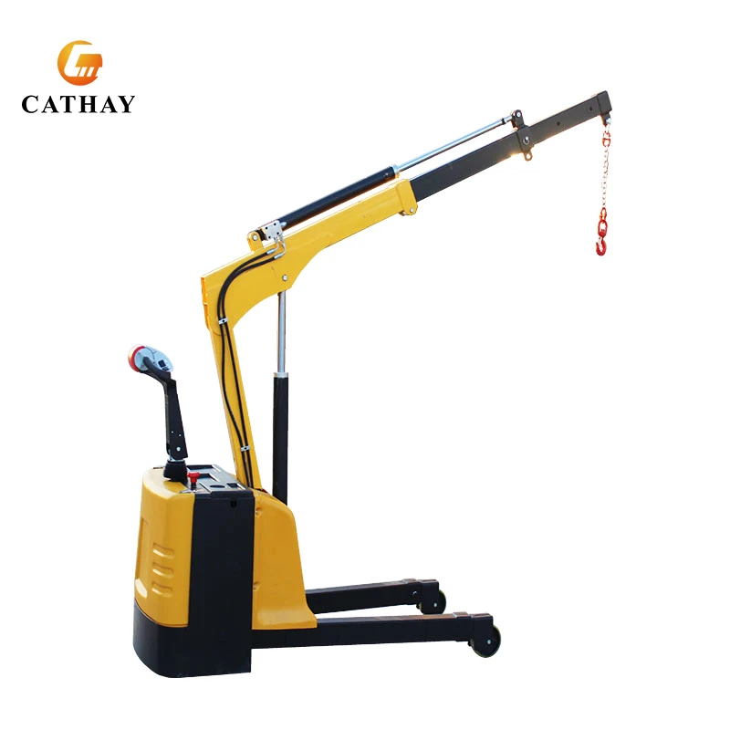 hydraulic mobile floor crane 2